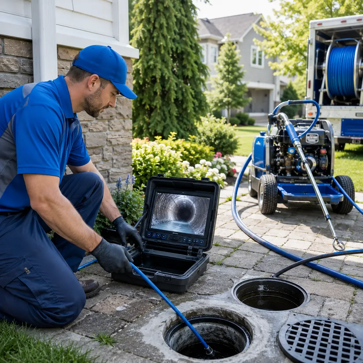 Outdoor drain cleaning professionals serving New Hartford, IA